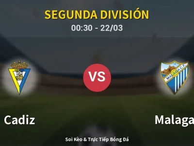 Kết Quả: Cadiz 0-3 Malaga – Highlight & Bàn Thắng | Segunda División