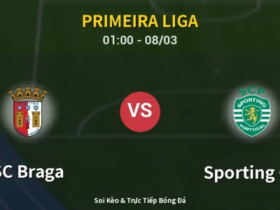 Kết Quả: SC Braga 2-2 Sporting CP – Highlight & Bàn Thắng | Primeira Liga