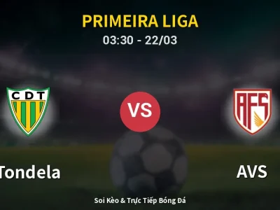 Soi Kèo Tondela vs AVS – 03:30 22/03 | Nhận Định, Dự Đoán Tỷ Số