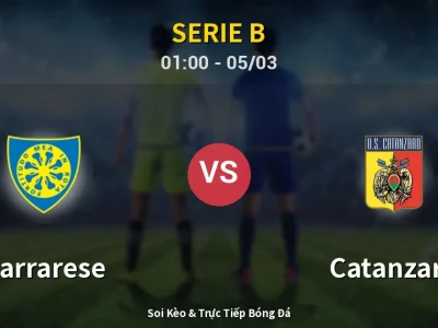 Kết Quả: Carrarese 3-3 Catanzaro – Highlight & Bàn Thắng | Serie B