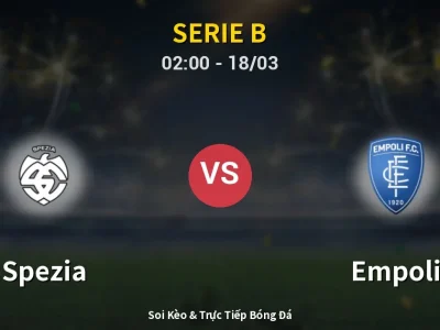🔴 Trực Tiếp: Spezia 1-0 Empoli – Link Xem Serie B (Full HD)