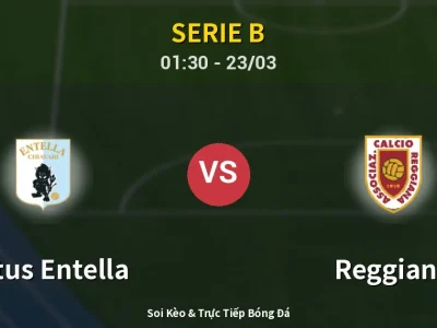 Kết Quả: Virtus Entella 3-0 Reggiana – Highlight & Bàn Thắng | Serie B