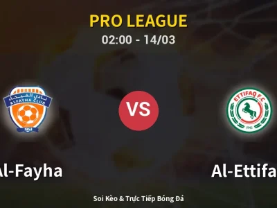 Kết Quả: Al-Fayha 1-0 Al-Ettifaq – Highlight & Bàn Thắng | Pro League