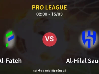 Kết Quả: Al-Fateh 0-1 Al-Hilal Saudi FC – Highlight & Bàn Thắng | Pro League