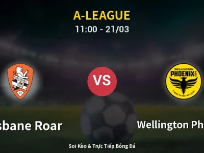 Soi Kèo Brisbane Roar vs Wellington Phoenix – 11:00 21/03 | Nhận Định, Dự Đoán Tỷ Số