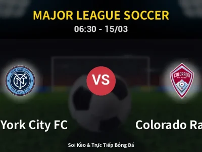 Kết Quả: New York City FC 3-1 Colorado Rapids – Highlight & Bàn Thắng | Major League Soccer