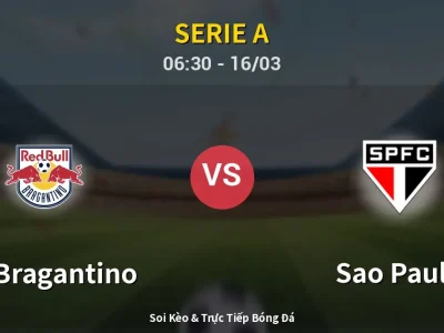 Kết Quả: RB Bragantino 1-2 Sao Paulo – Highlight & Bàn Thắng | Serie A