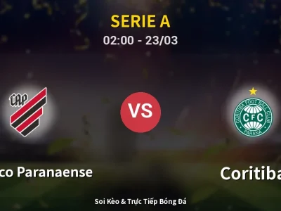 Kết Quả: Atletico Paranaense 2-0 Coritiba – Highlight & Bàn Thắng | Serie A