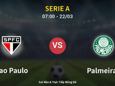 Kết Quả: Sao Paulo 0-1 Palmeiras – Highlight & Bàn Thắng | Serie A