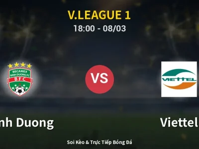 Kết Quả: Binh Duong 1-3 Viettel – Highlight & Bàn Thắng | V.League 1