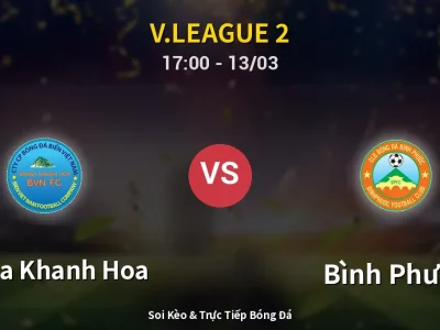 Kết Quả: Sanna Khanh Hoa 0-2 Bình Phước – Highlight & Bàn Thắng | V.League 2