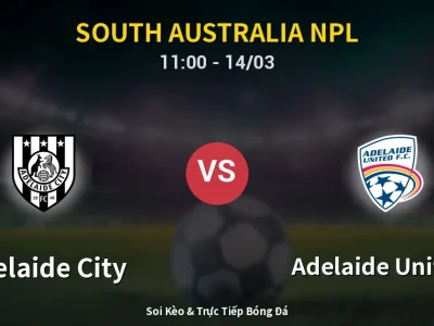 Soi Kèo Adelaide City vs Adelaide United II – 11:00 14/03 | Nhận Định, Dự Đoán Tỷ Số