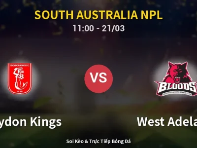 Soi Kèo Croydon Kings vs West Adelaide – 11:00 21/03 | Nhận Định, Dự Đoán Tỷ Số