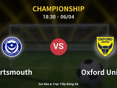 🔴 Trực Tiếp: Portsmouth 1-0 Oxford United – Link Xem Championship (Full HD)