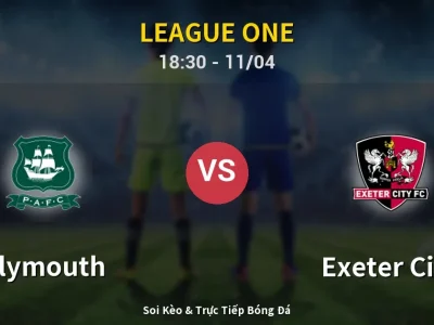 Soi Kèo Plymouth vs Exeter City – 18:30 11/04 | Nhận Định, Dự Đoán Tỷ Số