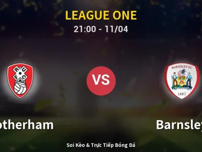 Soi Kèo Rotherham vs Barnsley – 21:00 11/04 | Nhận Định, Dự Đoán Tỷ Số