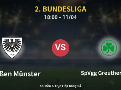 Soi Kèo Preußen Münster vs SpVgg Greuther Fürth – 18:00 11/04 | Nhận Định, Dự Đoán Tỷ Số