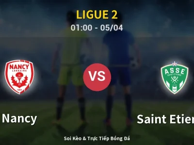 Kết Quả: Nancy 1-1 Saint Etienne – Highlight & Bàn Thắng | Ligue 2