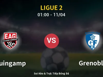 🔴 Trực Tiếp: Guingamp 0-1 Grenoble – Link Xem Ligue 2 (Full HD)