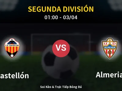 Kết Quả: Castellón 2-0 Almeria – Highlight & Bàn Thắng | Segunda División