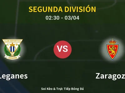 Kết Quả: Leganes 1-1 Zaragoza – Highlight & Bàn Thắng | Segunda División
