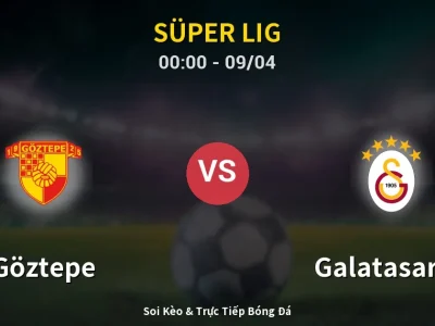 Kết Quả: Göztepe 1-3 Galatasaray – Highlight & Bàn Thắng | Süper Lig