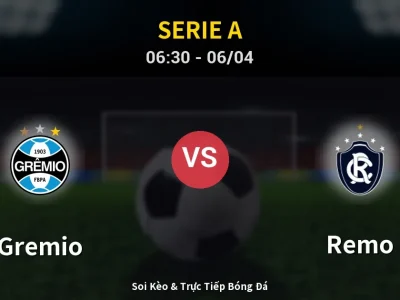 Kết Quả: Gremio 0-0 Remo – Highlight & Bàn Thắng | Serie A