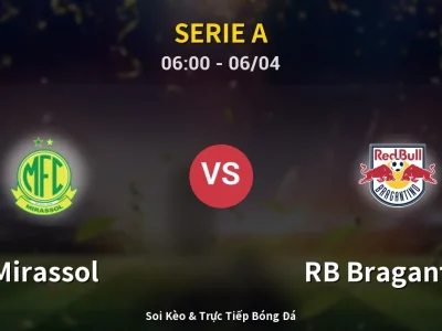 Kết Quả: Mirassol 0-1 RB Bragantino – Highlight & Bàn Thắng | Serie A