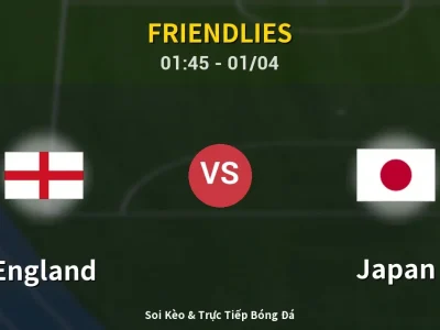 Kết Quả: England 0-1 Japan – Highlight & Bàn Thắng | Friendlies