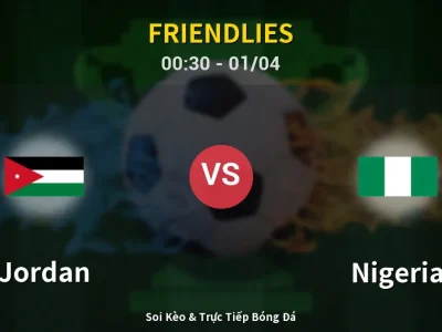 Kết Quả: Jordan 2-2 Nigeria – Highlight & Bàn Thắng | Friendlies