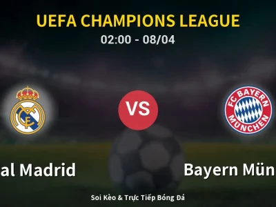 Kết Quả: Real Madrid 1-2 Bayern München – Highlight & Bàn Thắng | UEFA Champions League