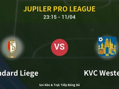 Soi Kèo Standard Liege vs KVC Westerlo – 23:15 11/04 | Nhận Định, Dự Đoán Tỷ Số