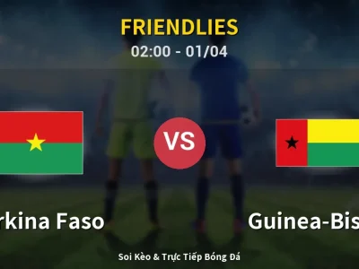 Kết Quả: Burkina Faso 1-1 Guinea-Bissau – Highlight & Bàn Thắng | Friendlies