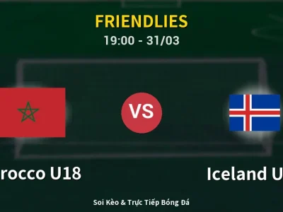 Soi Kèo Morocco U18 vs Iceland U19 – 19:00 31/03 | Nhận Định, Dự Đoán Tỷ Số