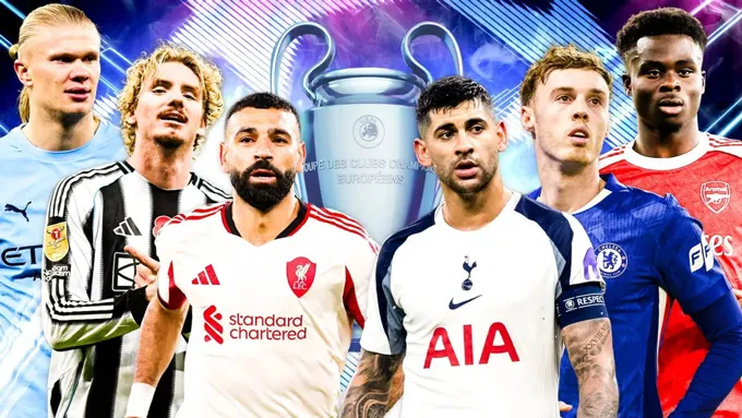 Champions League nằm dưới chân người Anh