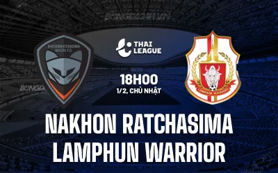 Nakhon Ratchasima vs Lamphun Warrior: Trận chiến sinh tử dưới đáy bảng xếp hạng Thai League 1 1