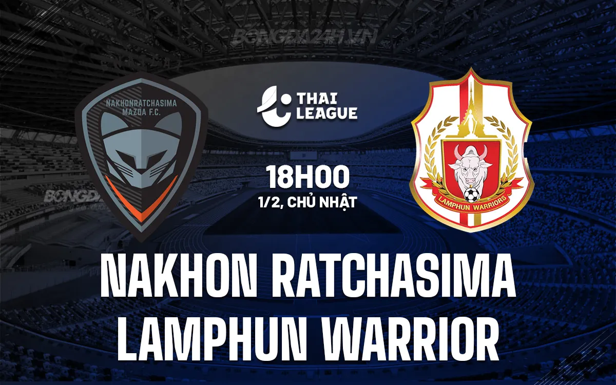 Nakhon Ratchasima vs Lamphun Warrior Nakhon Ratchasima vs Lamphun Warrior