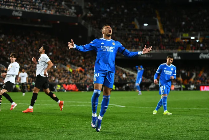 Mbappe đã có 38 bàn thắng cho Real Madrid trên mọi đấu trường ở mùa 2025/26